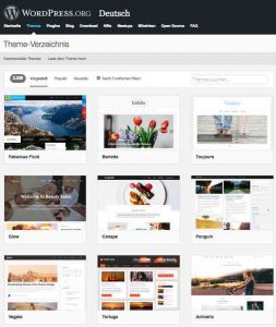 WordPress-Themes (Screenshot)