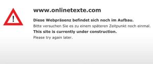 Generalüberholung bei Onlinetexte.com